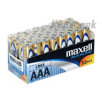 Baterie Maxell - AAA - LR03 - 32 ks s expozičním stojanem